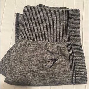 Gymshark leggings black and charcoal